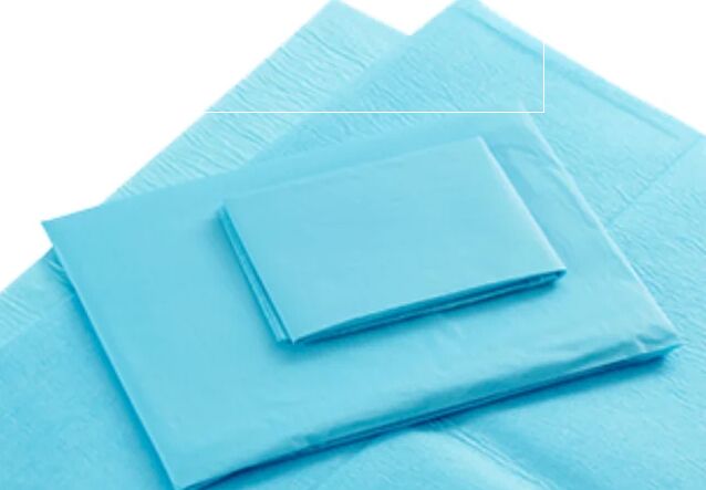 Single Polyster Disposable Plain Sheet, Color : Blue