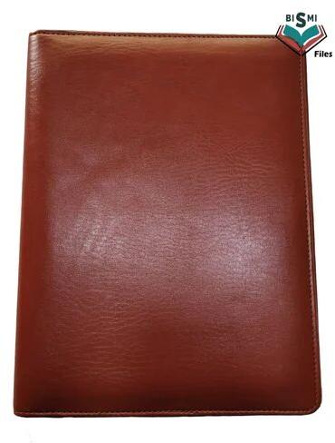 Leather Folder, Color : Brown