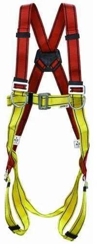 Red Yellow Full Body Safety Harness