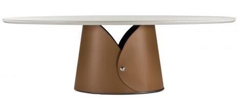 TWIGGY LEATHER DINING TABLE