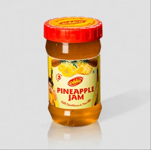 Pineapple Fruit Jam, Packaging Size : 100 Gm -48 Jar, 200 Gm -24 Jar, 500 Gm -24 Jar, 1 Kg -12 Jar