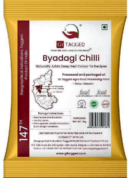 GiTAGGED Byadgi Chilli (Powder) 1Kg