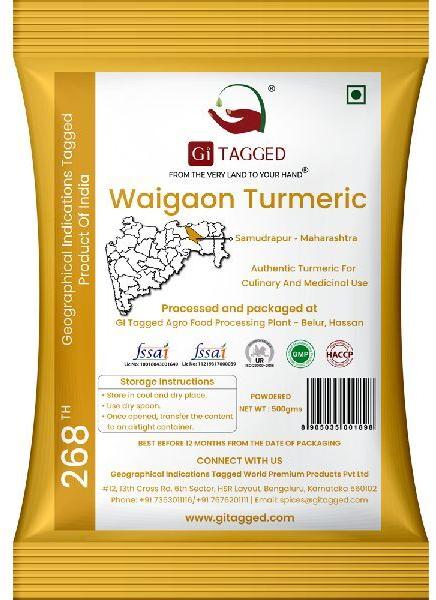 GiTAGGED Waigaon Turmeric (Powder) 500gms