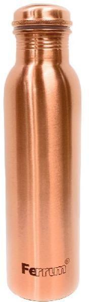 Copper Bottle 1 Litre Matte Finish, Jointless