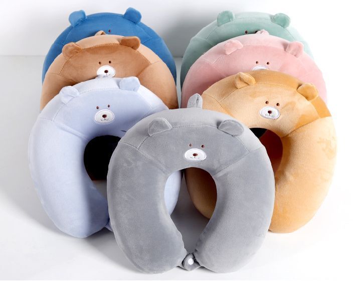 Cartoon Shape Memory Pillow For Travel Lunch Break Office