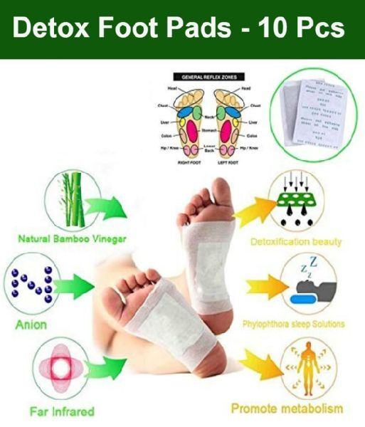 10 PACK HEALTH DETOX FOOT PATCHES PROMOTES SLEEP, AIDS CIRCULATION