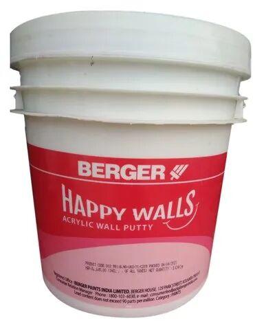 Berger Acrylic Wall Putty, Packaging Size : 10 kg
