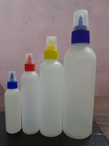 HDPE Glue Bottle, Color : White