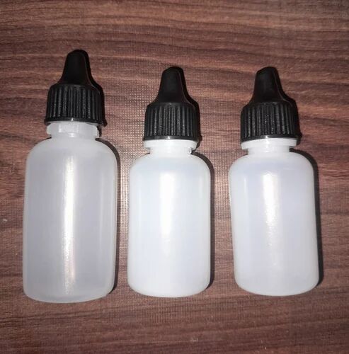 Transparent LDPE Homeopathic Dropper bottle