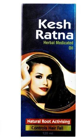 Kesh Ratna Oil, Packaging Size : 120 ml