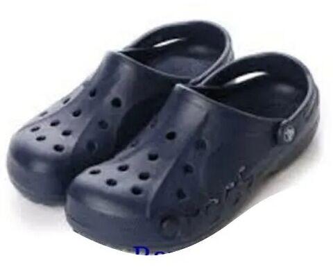 Plain PVC Crocs Slippers, Color : Blue