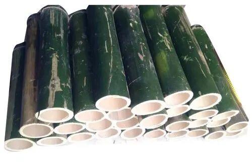 Cylindrical Green Bamboo Pole