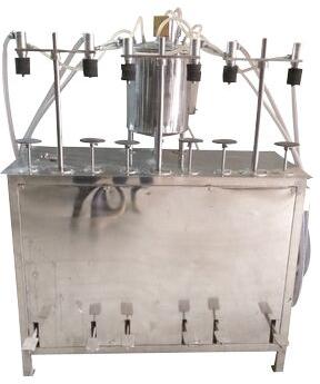 Stainless Steel Vacuum Filling Machines, Capacity : 10 to 15 bottles/minute