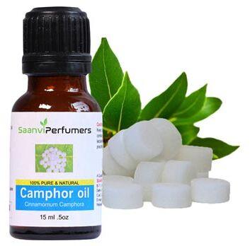 Camphor Oil, Packaging Size : 15ml, 50ml, 100ml, 300ml, 500ml 1000ml