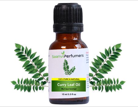 Curry Leaf Oil, Packaging Size : 15ml, 50ml, 100ml, 300ml, 500ml 1000ml