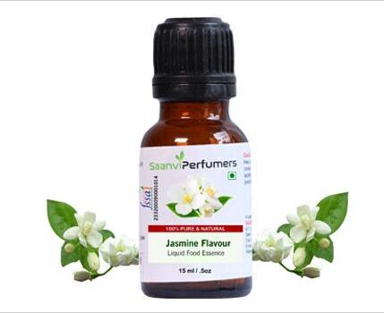Saanvi Perfumers Jasmine Flavour Essence, Packaging Size : 15ML, 50ML, 100ML, 500ML, 1000ML