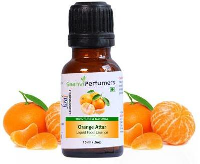 Saanvi Perfumers Natural Orange Flavour Essence, Packaging Size : 15ML, 50ML, 100ML, 500ML, 1000ML