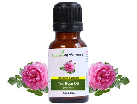 Tea Rose Fragrance Oil, Packaging Size : 15ml, 50ml, 100ml, 300ml, 500ml 1000ml