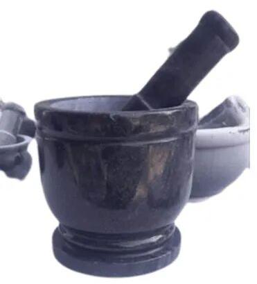 Black Marble Mortar And Pestle