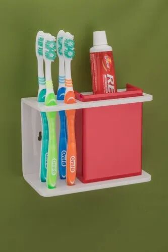 Acrylic Tooth Brush Holder, Color : White