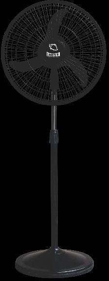 Candy Pedestal Fan, for Industrial, Color : Black, Light White