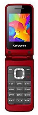 Karbonn K Flip Phone, Color : Red