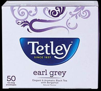 Tetley Earl Grey Tea, Packaging Type : Box