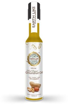 wood pressed groundnut oil