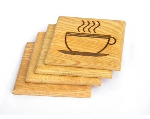 Wooden Tea Coaster