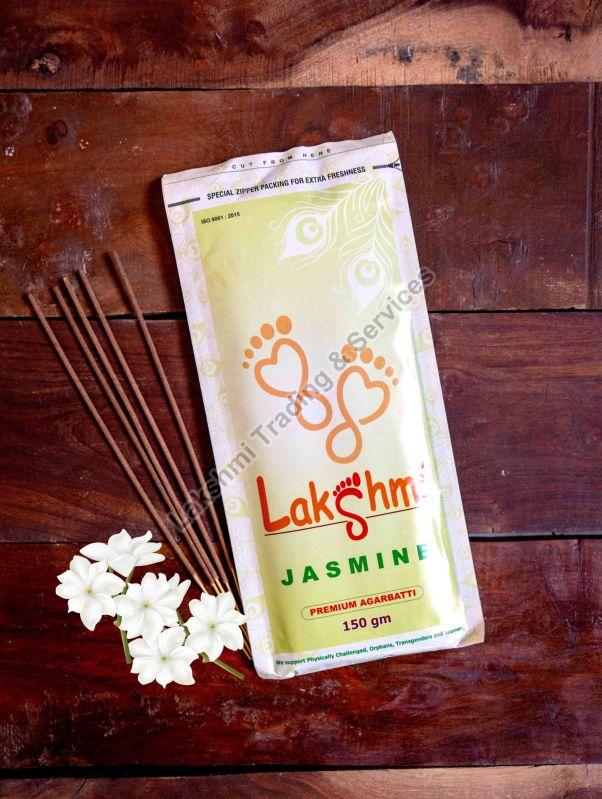 150gm Jasmine Incense Sticks, for Temples, Religious, Home, Aromatic, Packaging Type : Plastic Packet