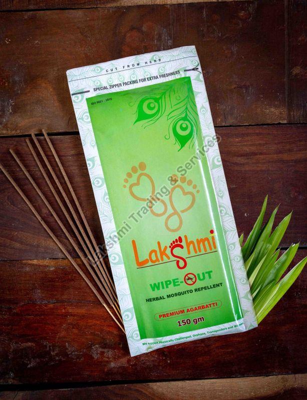 Bamboo 150gm Wipeout Incense Sticks, for Temples, Home, Packaging Type : Packet