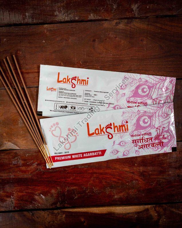 Lakshmi Bamboo 25gm Gulab Incense Sticks, for Temples, Home, Packaging Type : Pouch