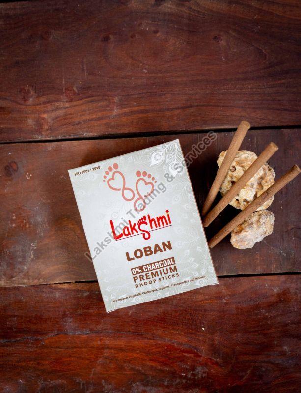Lakshmi Loban Dry Dhoop Sticks, for Temples, Religious, Pooja, Packaging Type : Paper Box