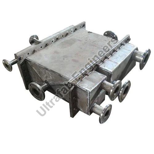Stainless Steel Box Type Heat Exchanger, for Food Processing Industry, Color : Grey