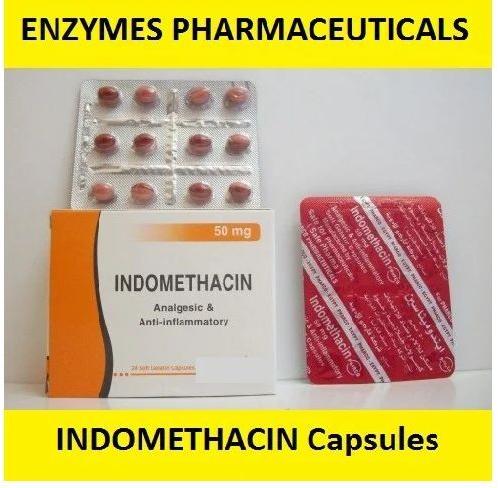 Indomethacin Capsules, Packaging Type : Strips