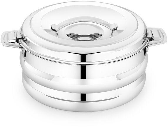 Stainless Steel Casserole, Color : Silver