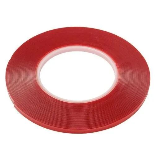 Double Sided Red Polyester Tape