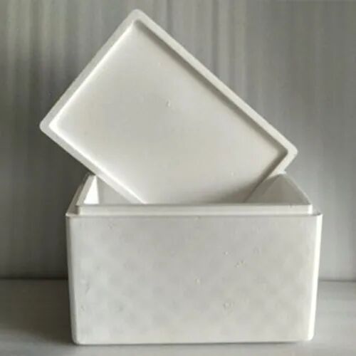 Rectangular Packaging Thermocol Boxes, Color : White