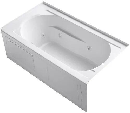 Bathroom Ceramic Plain Polished Kohler Jacuzzi Bathtub, Color : White