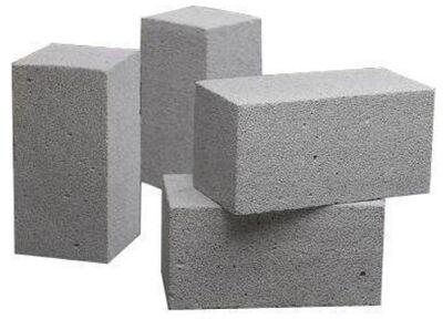 Rectangle Cement concrete bricks, Color : Gray