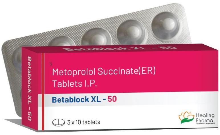 Metoprolol tablet, Packaging Type : Pouch