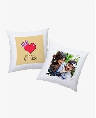 Cotton Printed Customized Cushion, Size : 16 X 16 Inch