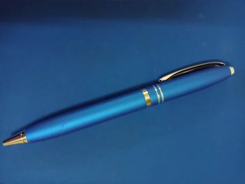 Blue Promotional Metal Ball Pen, Feature : Smooth Writing