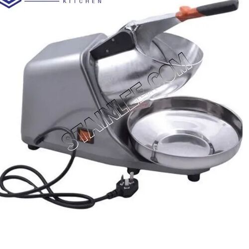 Stainless Steel Electric Ice Crusher, Color : Silver