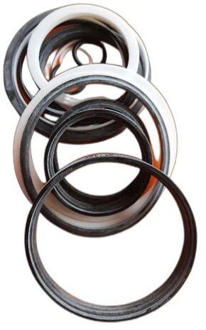 Rubber Hydraulic Cylinder Seal Kit, Color : Black White
