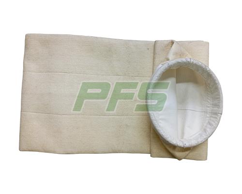 Creamy Plain Non Woven Nomex Filter Bag, for Dust Collection, Shape : Round