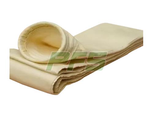 White Round Plain Non Woven Ryton Filter Bag, for Dust Collection