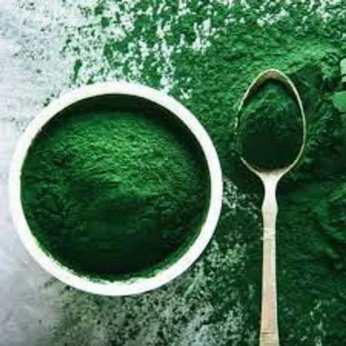 Green Dry Spirulina Powder, for Industrial, Purity : 100%