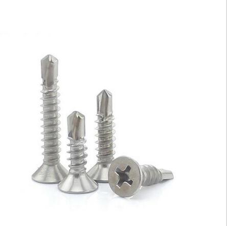 Flat Head Self Tapping Screws, Size : 7 X 13mm To 10 X 75mm