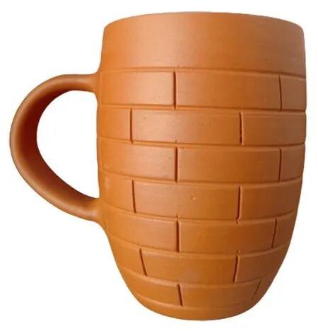Round Clay Mug, Capacity : 250ml 